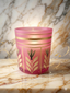Luxury Mate Finish Pink Glass
