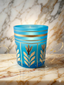 Luxury sky blue Mate finish Glass