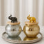 Silver finish jars