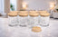 Clear Glass with Wooden Lid