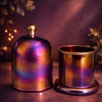 Pearlescent Decorative Glass Bell Jar