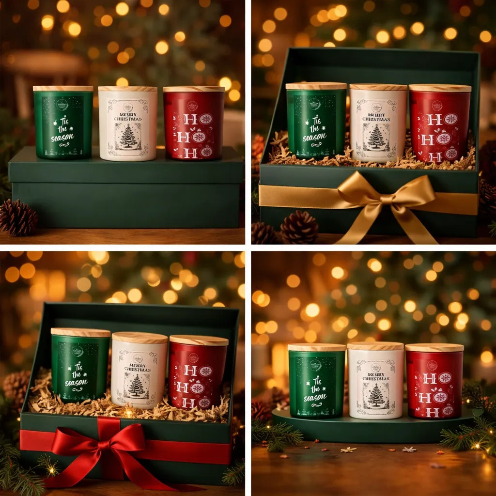 Festive Glow Candle Gift Set