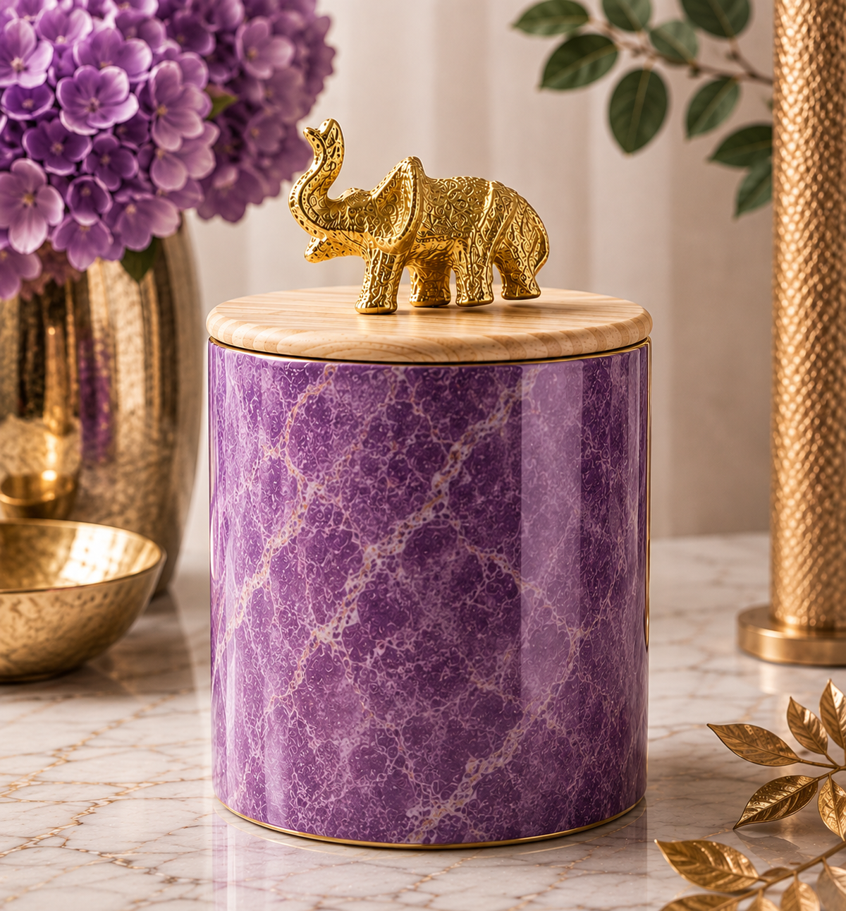 Luxury Decorative Elephant Candle Jar -200ML