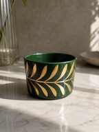 Luxury Green Hand Paintes Murphy Cup