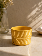 Luxury Yellow Hand Painted Murphy Cup