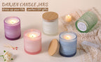 Pink Hobnail Glass Scented Candle