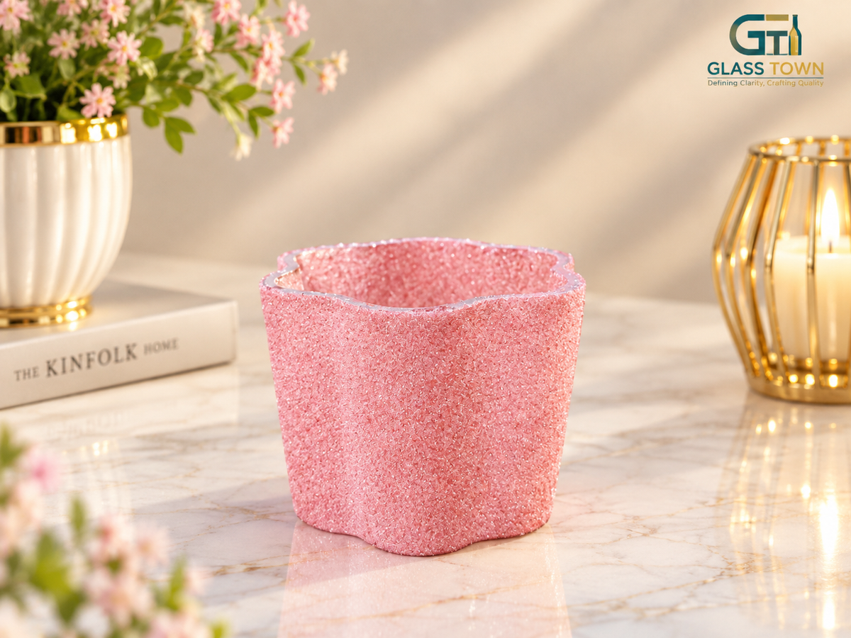 Velvet Glass Candle Holder 80 ML