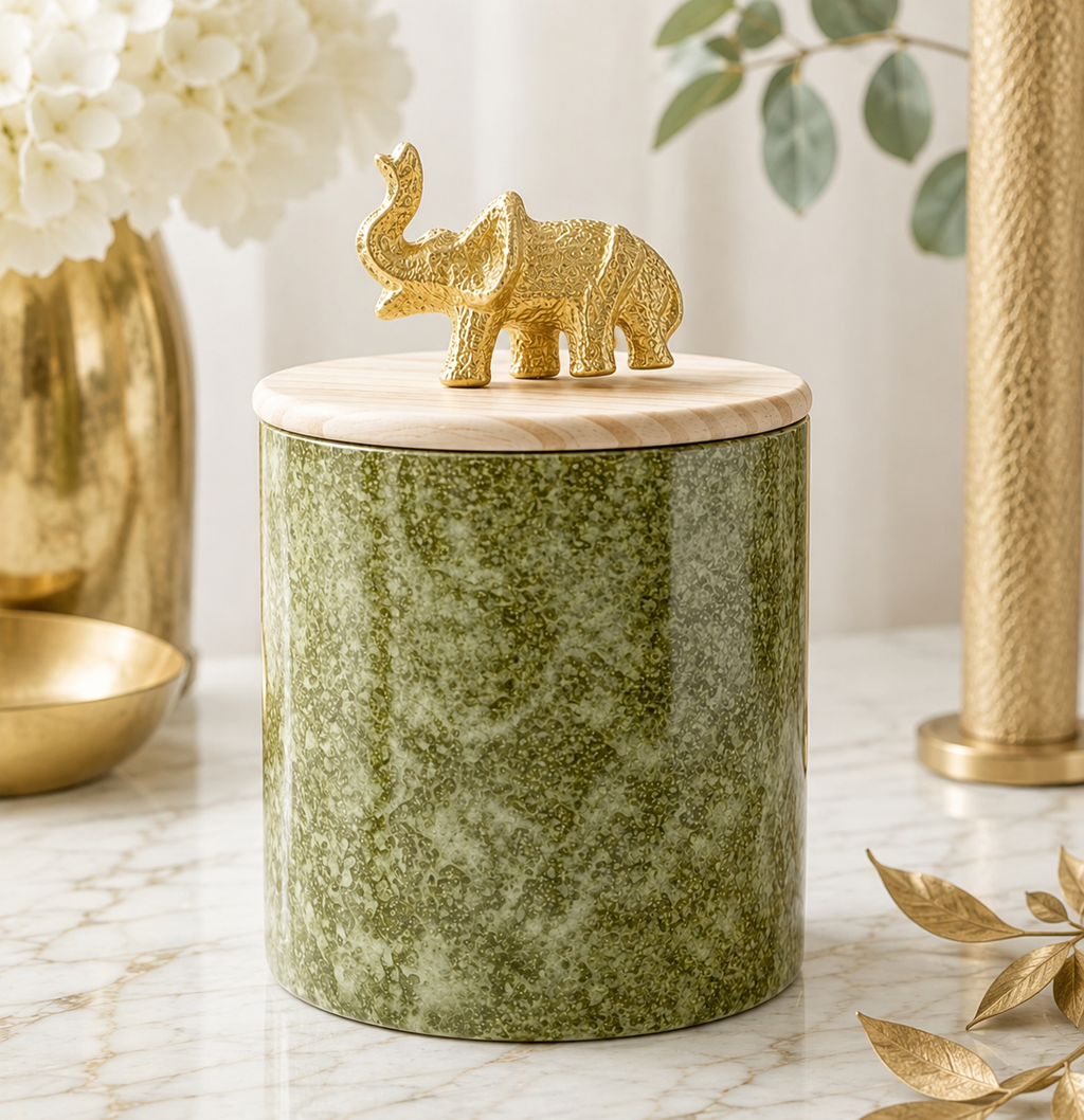 Luxury Decorative Elephant Candle Jar -200ML