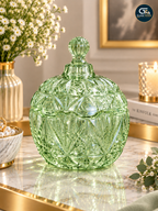 Royal Crystal Cut Glass Candy Jar 250ML