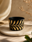 Luxury Black Hand Painted murphy Cup