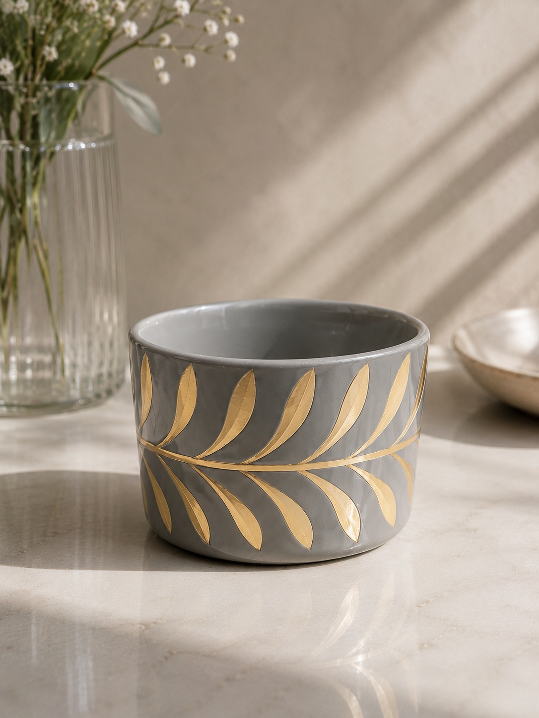 Luxury Grey Hand Painted Murphy cup Main image