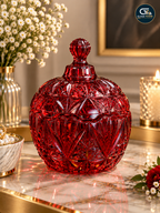 Royal Crystal Cut Glass Candy Jar 250ML